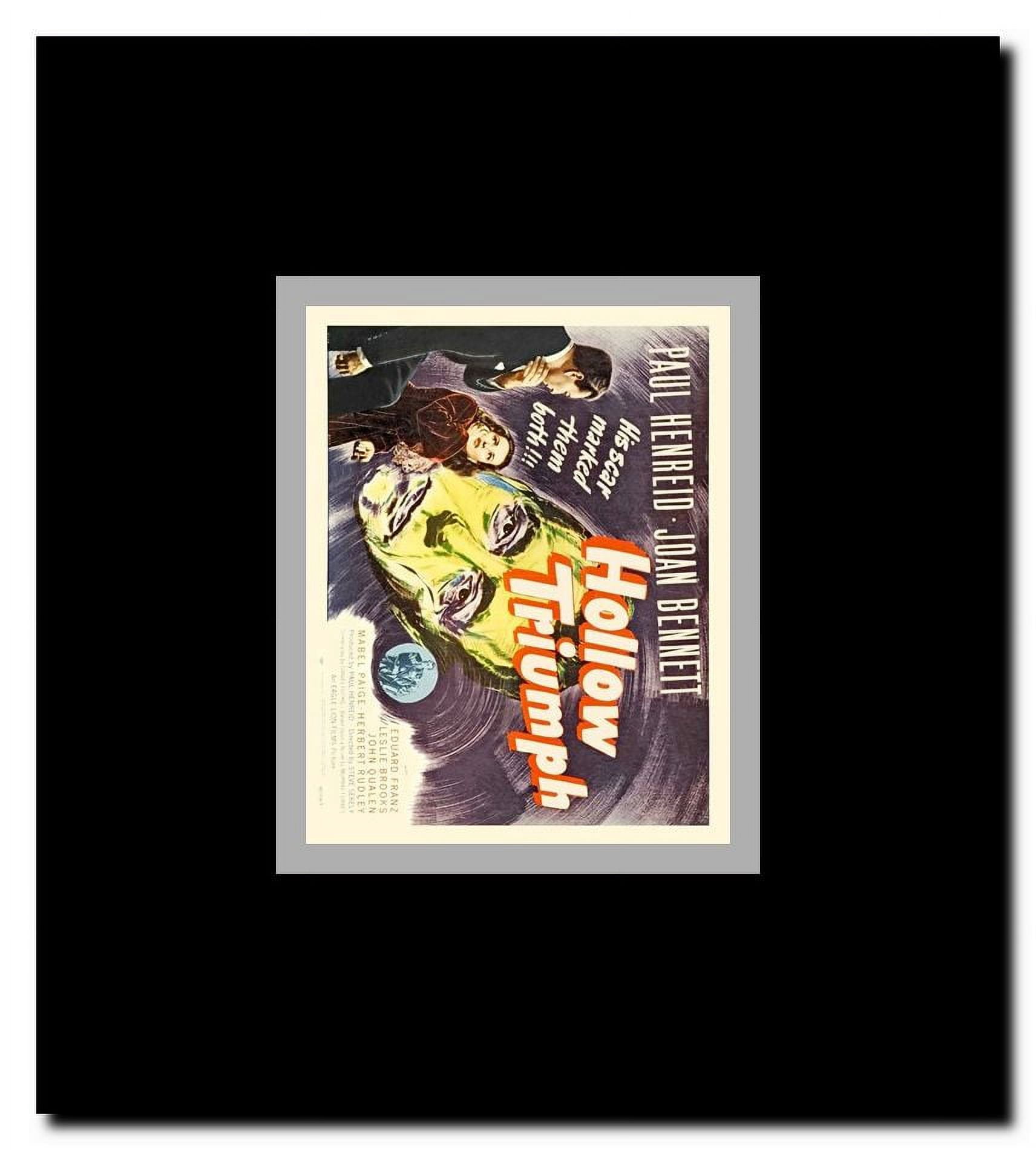 Hollow Triumph Framed Movie Poster