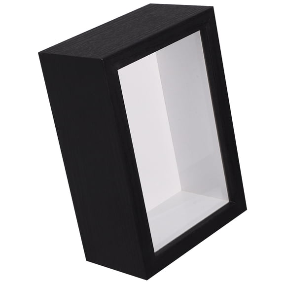 DINHEAROM Handmade Insect Specimen Box Wooden Shadow Frame Elegant Black