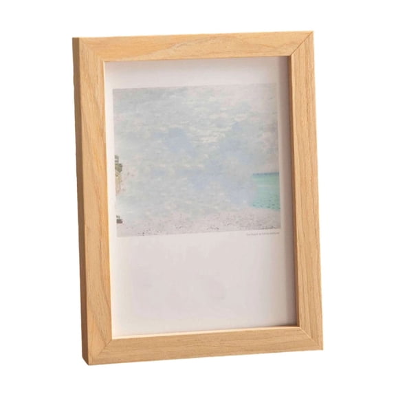 Hollow-out Picture Frame 7x10 inch Wood Construction with Shatterproof Acrylic Front for Wall Hanging