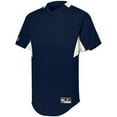 thumbnail image 1 of Holloway 221024.301.XL Adult Game7 Two-Button Baseball Jersey, Navy & White - Extra Large, 1 of 2