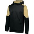 thumbnail image 1 of Holloway 222640.255.M Youth Blue Chip Hoodie, Black & Vegas Gold - Medium, 1 of 5