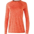 thumbnail image 1 of Holloway 2XL Ladies Electrify 2.0 Long Sleeve Tee Orange Heather 222724, 1 of 4