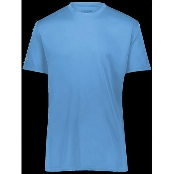 Holloway 222819.089.S Youth Momentum T-Shirt, Columbia Blue - Small