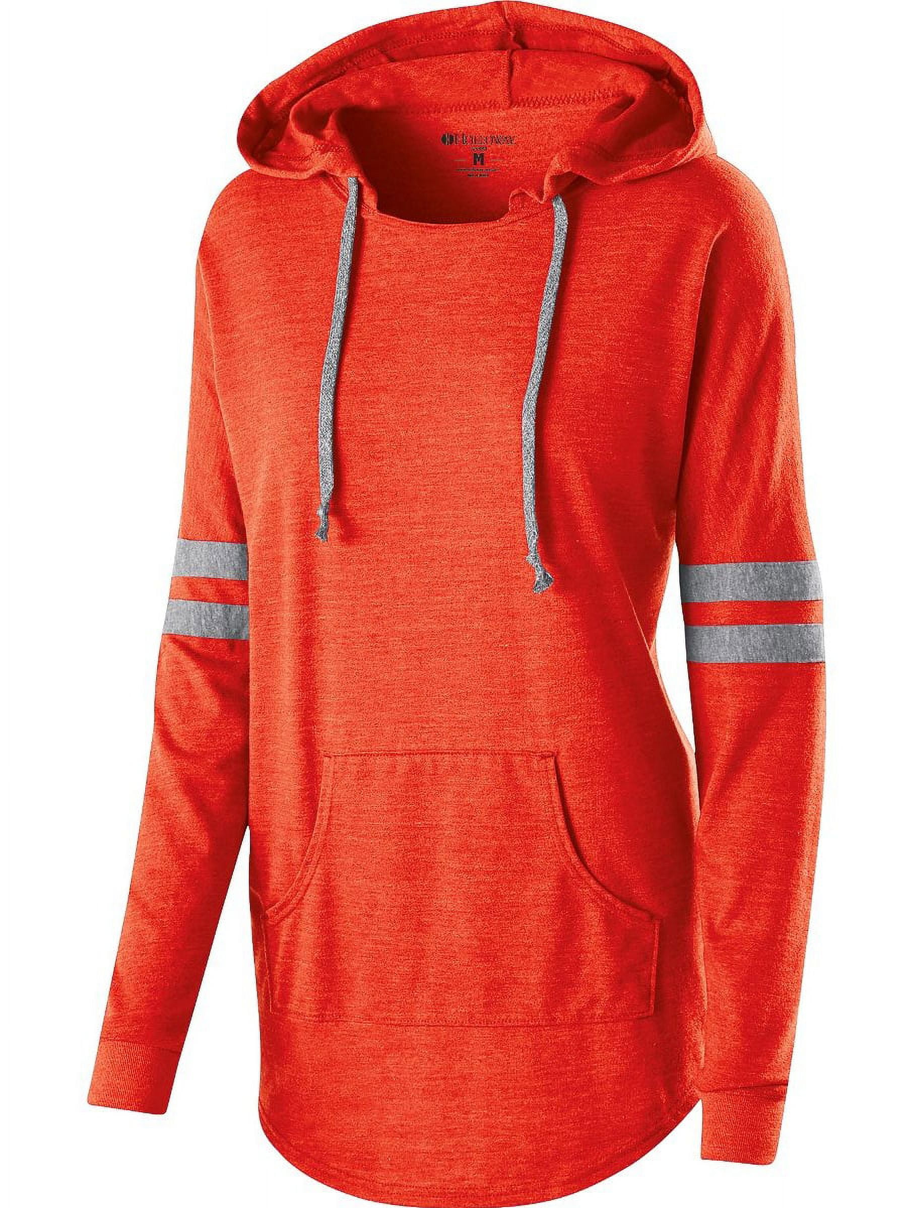 Women's Hooded Pullover Shirt - Vintage Heather Low Key Hoodie, Raglan Sleeves, Contoured Fit
