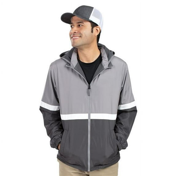 Holloway 229587 Turnabout Reversible Jacket - Athletic Grey/Carbon - 3XL