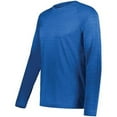 thumbnail image 1 of Holloway 222559.U55.S All-Pro Long Sleeve T-Shirt, Royal Heather - Small, 1 of 1