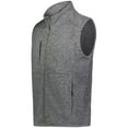 thumbnail image 1 of Holloway 223542.R13.XL Alpine Sweater Fleece Vest, Graphite Heather - Extra Large, 1 of 1