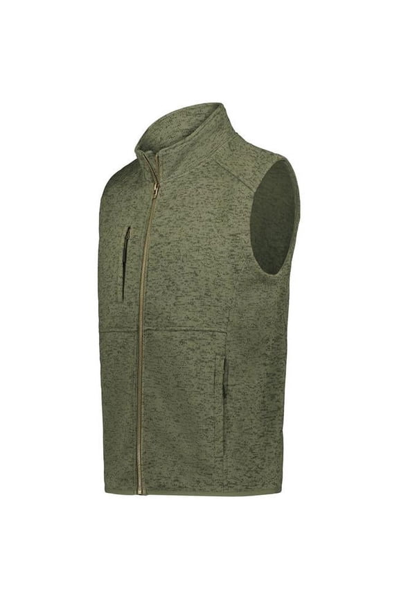 223542.49N.3XL Alpine Sweater Fleece Vest, Olive Heather - 3XL