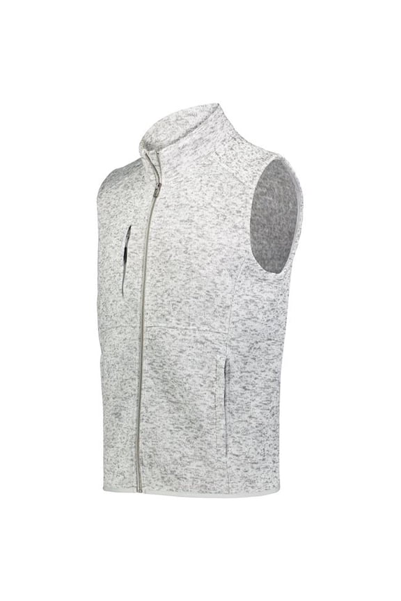 Alpine Sweater Fleece Vest, Silver Heather - 2XL
