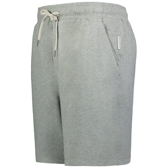 Holloway B23464586 Eco Revive Ventura Soft Knit Shorts, Gray Heather - Extra Large
