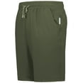 thumbnail image 1 of Holloway B23464647 Eco Revive Ventura Soft Knit Shorts, Olive - 2XL, 1 of 1