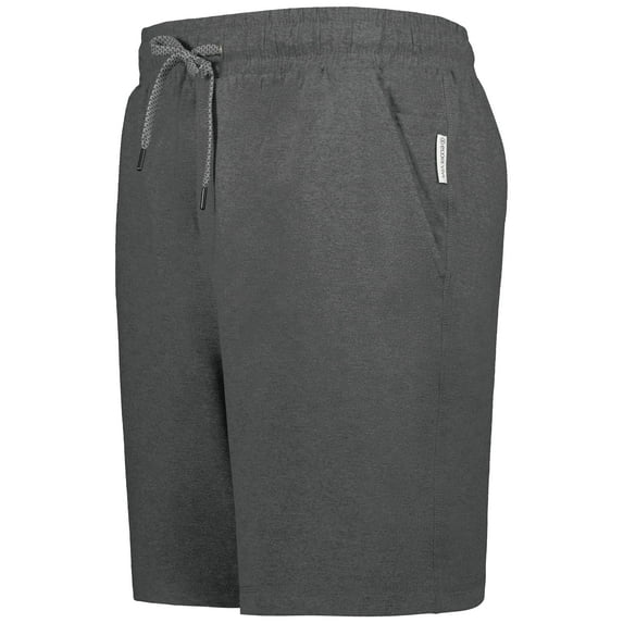 Holloway B23464944 Eco Revive Ventura Soft Knit Shorts, Carbon Heather - Medium