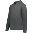 thumbnail image 1 of Holloway B23964944 Eco Revive Youth Ventura Soft Knit Hoodie, Carbon Heather - Medium, 1 of 2