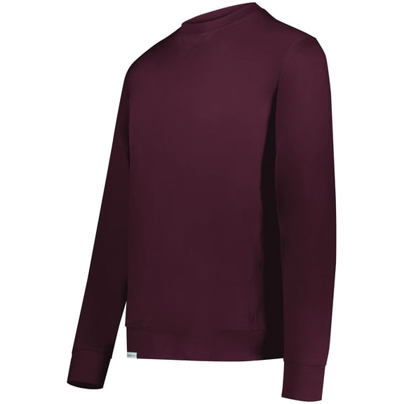 Holloway B24164537 Eco Revive Ventura Soft Knit Crew, Maroon - 2XL