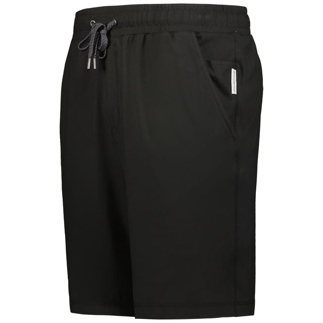 Holloway B24264504 Eco Revive Youth Ventura Soft Knit Shorts, Black - Medium