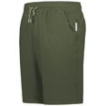 thumbnail image 1 of Holloway B24264646 Eco Revive Youth Ventura Soft Knit Shorts, Olive - Extra Large, 1 of 1