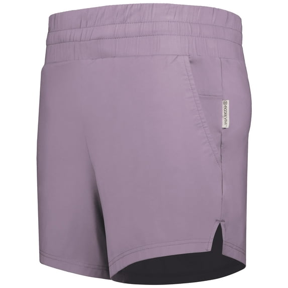 Holloway B24364212 Eco Revive Women Ventura Soft Knit Shorts, Lavender - Extra Small