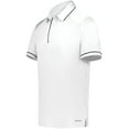 thumbnail image 1 of Holloway B31064004 CoolCore Polo Shirt, White & Black - Medium, 1 of 2