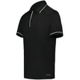 thumbnail image 1 of Holloway B31064505 CoolCore Polo Shirt, Black & White - Large, 1 of 2