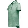 thumbnail image 1 of Holloway B31564548 Womens Electrify CoolCore Polo T-Shirt, Dark Green Heather - 3XL, 1 of 2