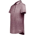 thumbnail image 1 of Holloway B31564552 Womens Electrify CoolCore Polo T-Shirt, Maroon Heather - Extra Small, 1 of 2