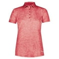 thumbnail image 1 of Holloway B31564583 Womens Electrify CoolCore Polo T-Shirt, Athletic Grey Heather - Small, 1 of 26