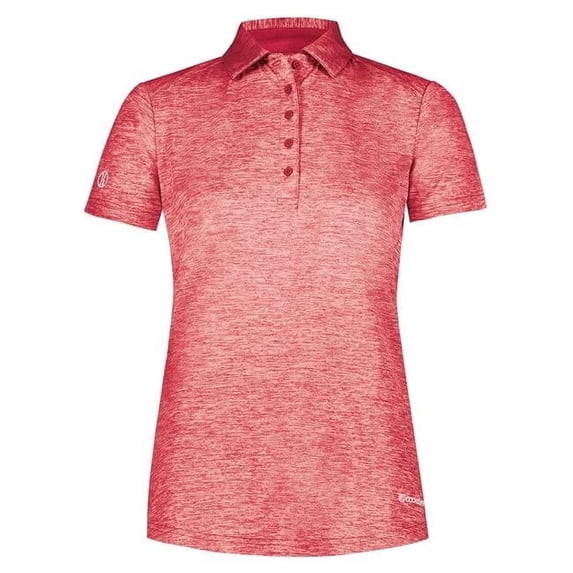Holloway B31564584 Womens Electrify CoolCore Polo T-Shirt, Athletic Grey Heather - Medium