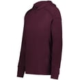 thumbnail image 1 of Holloway B32164537 Eco Revive Women Ventura Soft Knit Hoodie, Maroon - 2XL, 1 of 2