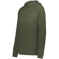 thumbnail image 1 of Holloway B32164647 Eco Revive Women Ventura Soft Knit Hoodie, Olive - 2XL, 1 of 2