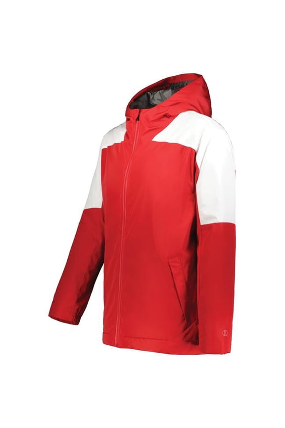 223561.408.XS Cold Secure Jacket, Scarlet & White - Extra Small