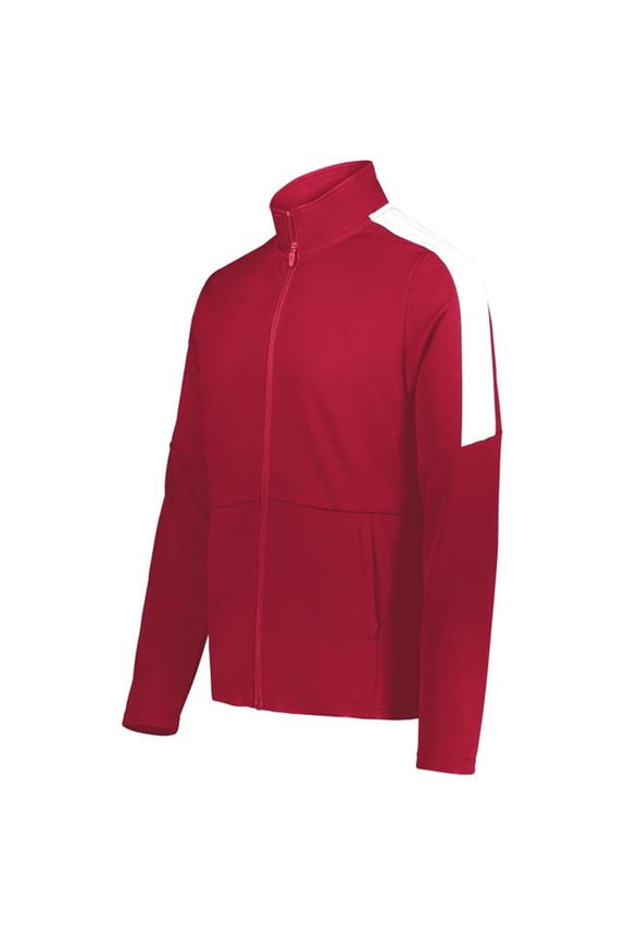 223530.408.XLT Crosstown Jacket, Scarlet & White - Extra Large Tall