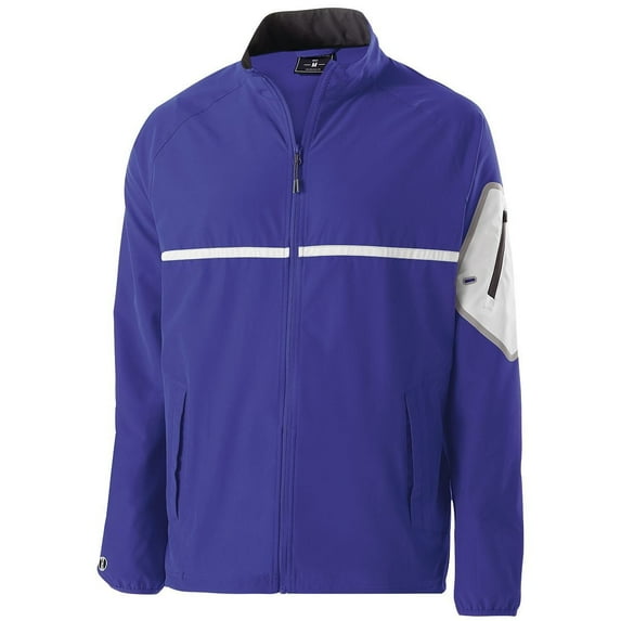 Holloway L Weld Jacket Purple/White 229543