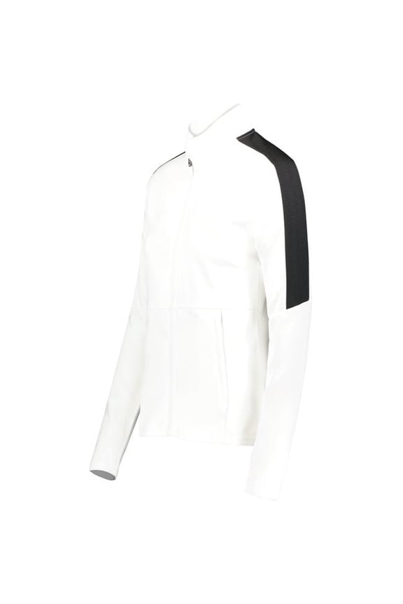 223730.226.XLT Ladies Crosstown Jacket, White & Black - Extra Large Tall
