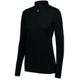 thumbnail image 1 of Holloway M Ladies Striated 1/2 Zip Pullover Black 222757, 1 of 1