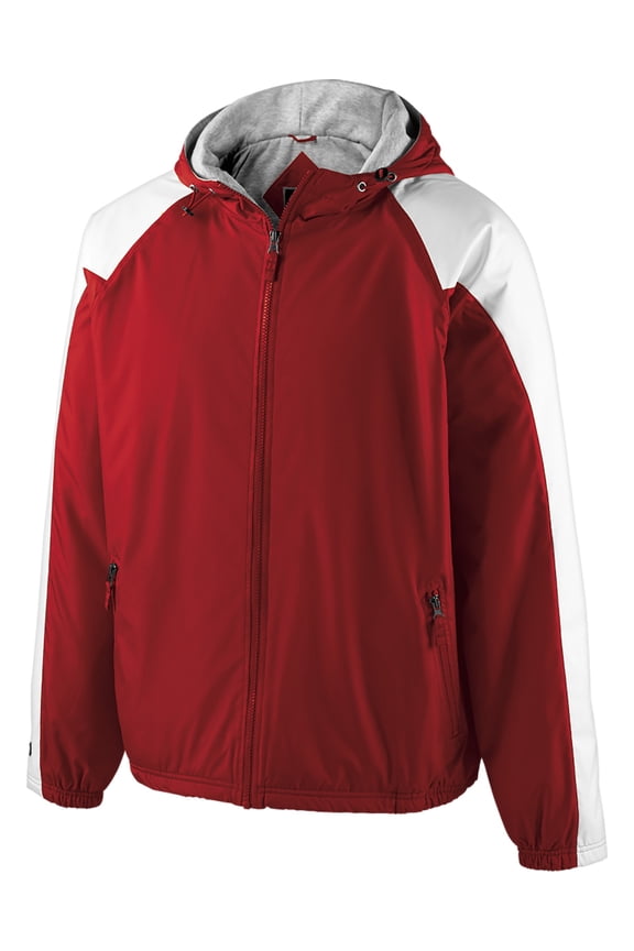 Men's Polyester Full Zip Hooded Homefield Jacket - 229111