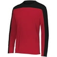 thumbnail image 1 of Holloway 223502.406.M Momentum Team Long Sleeve T-Shirt, Scarlet & Black - Medium, 1 of 5