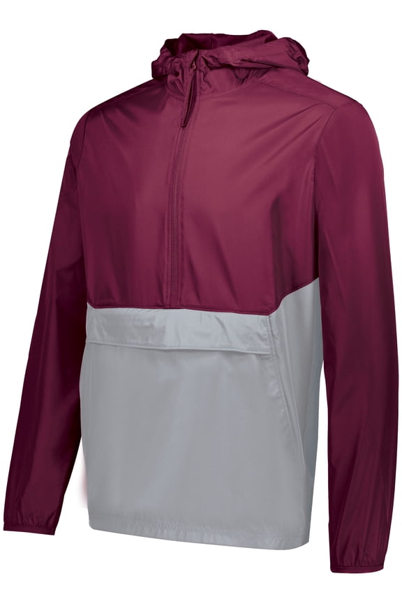Pack Pullover LG Maroon | Gray