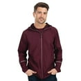 thumbnail image 1 of Holloway Packable Hooded Jacket, Purple - Small, 1 of 5