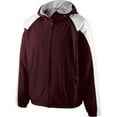 thumbnail image 1 of Holloway S Homefield Jacket Maroon/White 229111, 1 of 2