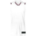 thumbnail image 1 of Holloway S Retro Basketball Jersey White/Maroon 224076, 1 of 5
