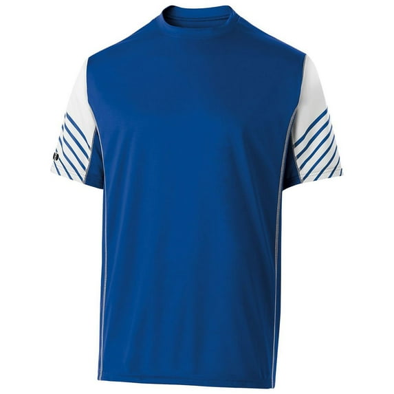 Holloway S Youth Arc Short Sleeve Tee Royal/White 222644