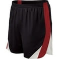 thumbnail image 1 of Holloway Sportswear 2XL Approach Shorts Black/Scarlet/White 221041, 1 of 4