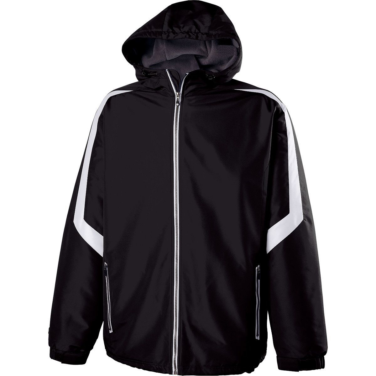 Holloway Sportswear 2XL Charger Jacket Black/White 229059 - image 1 of 4