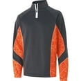 thumbnail image 1 of Holloway Sportswear 2XL Complex Pullover Carbon/Orange/White 222535, 1 of 4