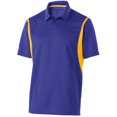 thumbnail image 1 of Holloway Sportswear 2XL Integrate Polo Purple/Light Gold 222547, 1 of 6