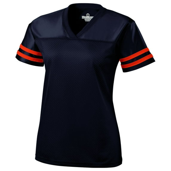 Holloway Sportswear 2XL Junior's Fame Jersey Black/Orange 229304