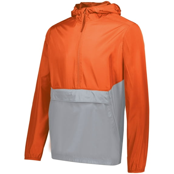 Holloway Sportswear 2XL Pack Pullover Orange/Athletic Grey 229534