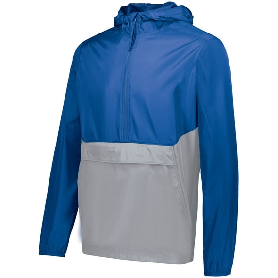 Holloway Sportswear 2XL Pack Pullover Royal/Athletic Grey 229534