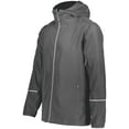 thumbnail image 1 of Holloway Sportswear 2XL Packable Full Zip Jacket Carbon 229582, 1 of 5