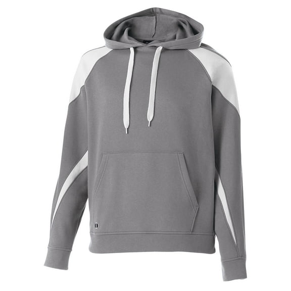 Holloway Sportswear 2XL Prospect Hoodie Charcoal Heather/White 229546